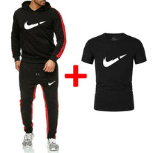 Load image into Gallery viewer, Fashion Brand Hoodies Sweatshirt Men/Women 2019 Hoodie Tracksuit Sport Suit Sweatshirts+Sweatpants+T shirts Sets Fleece Hooded