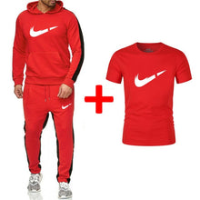 Load image into Gallery viewer, Fashion Brand Hoodies Sweatshirt Men/Women 2019 Hoodie Tracksuit Sport Suit Sweatshirts+Sweatpants+T shirts Sets Fleece Hooded